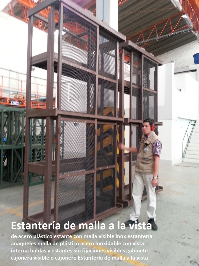 Estantería de malla a la vista de acero plástico estante con malla visible inox estantería anaqueles malla de plástico acero inoxidable con vista interna baldas y estantes sin fijaciones visibles gabinete cajonera visible o cajonero 00 213 546 879 Estantería de malla a la vista de acero plástico estante con malla visible inox estantería anaqueles malla de plástico acero inoxidable con vista interna baldas y estantes sin fijaciones visibles gabinete cajonera visible o cajonero 00 396 258 714 0 Estantería de malla a la vista de acero plástico estante con malla visible inox estantería anaqueles malla de plástico acero inoxidable con vista interna baldas y estantes sin fijaciones visibles gabinete cajonera visible o cajonero 00
